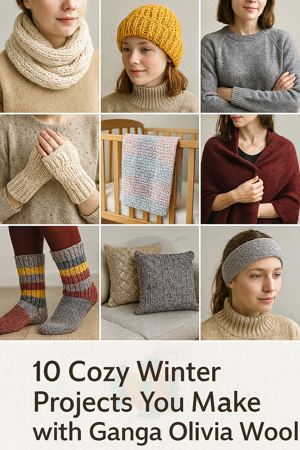 10 Cozy Winter Projects You Can Make with Ganga Olivia Wool