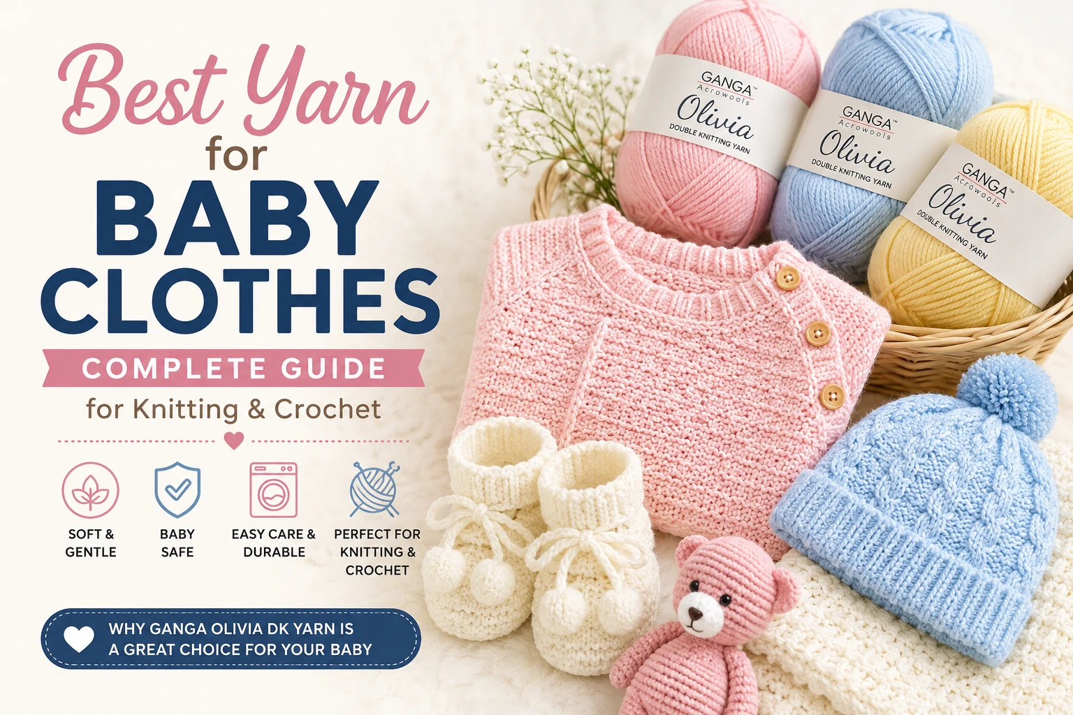 Best Yarn for Baby Clothes: Complete Guide for Knitting & Crochet